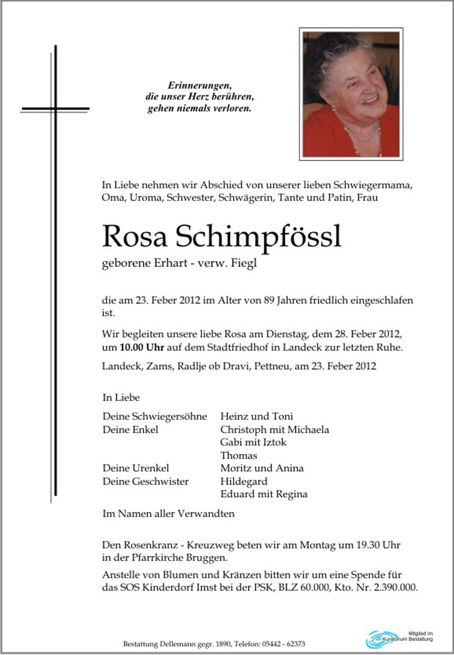   Rosa Schimpfössl