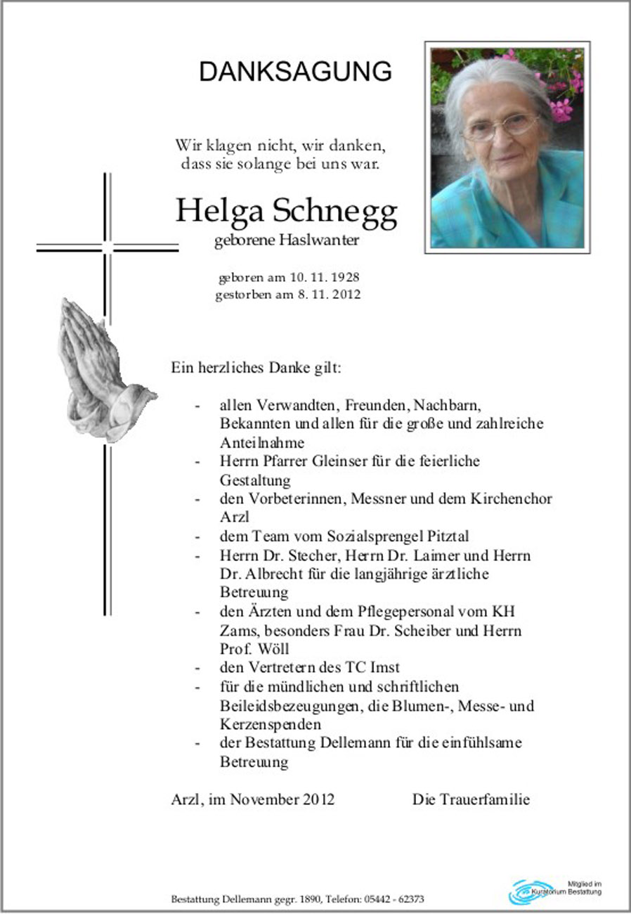   Helga Schnegg
