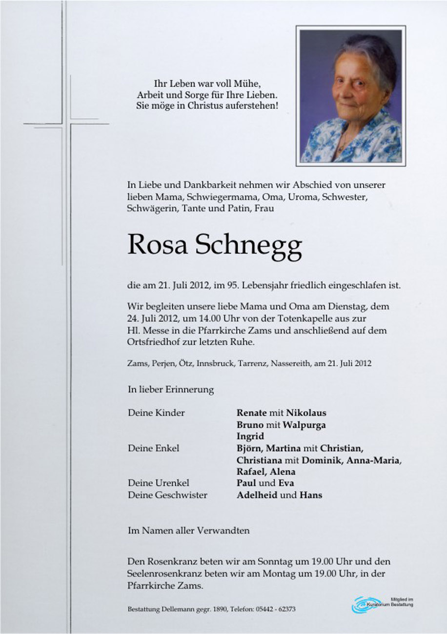   Rosa Schnegg