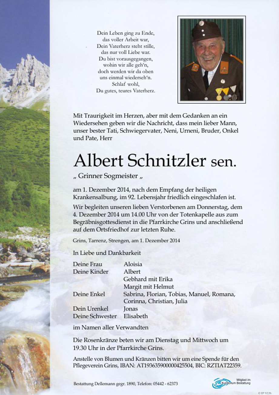 Albert Schnitzler sen. 