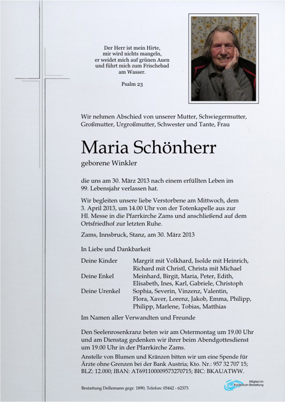   Maria Schönherr