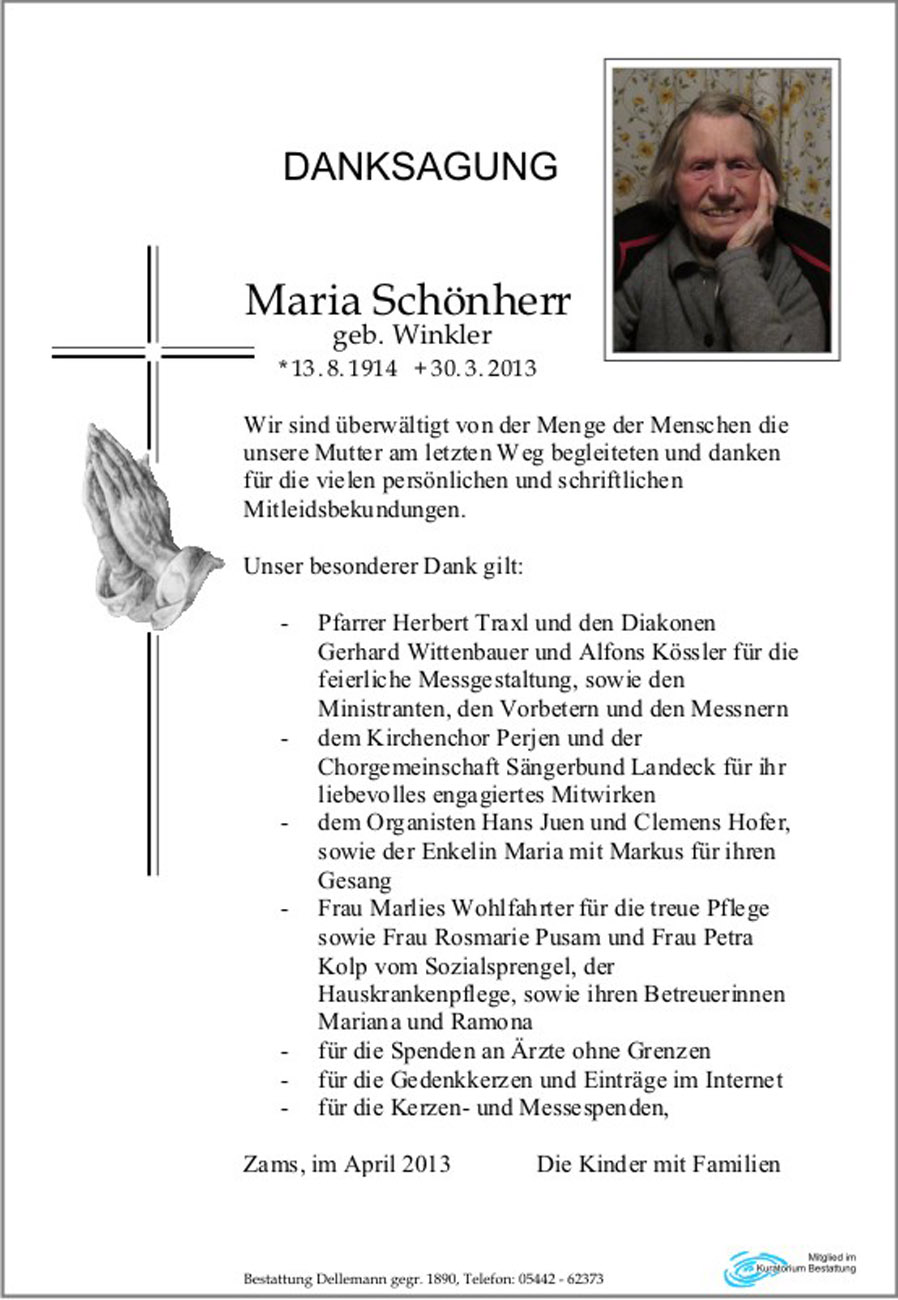   Maria Schönherr