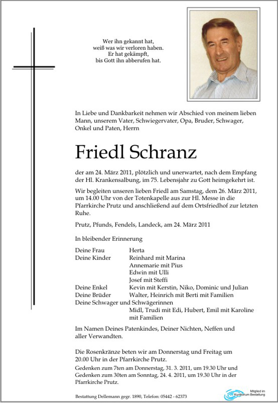   Friedl Schranz