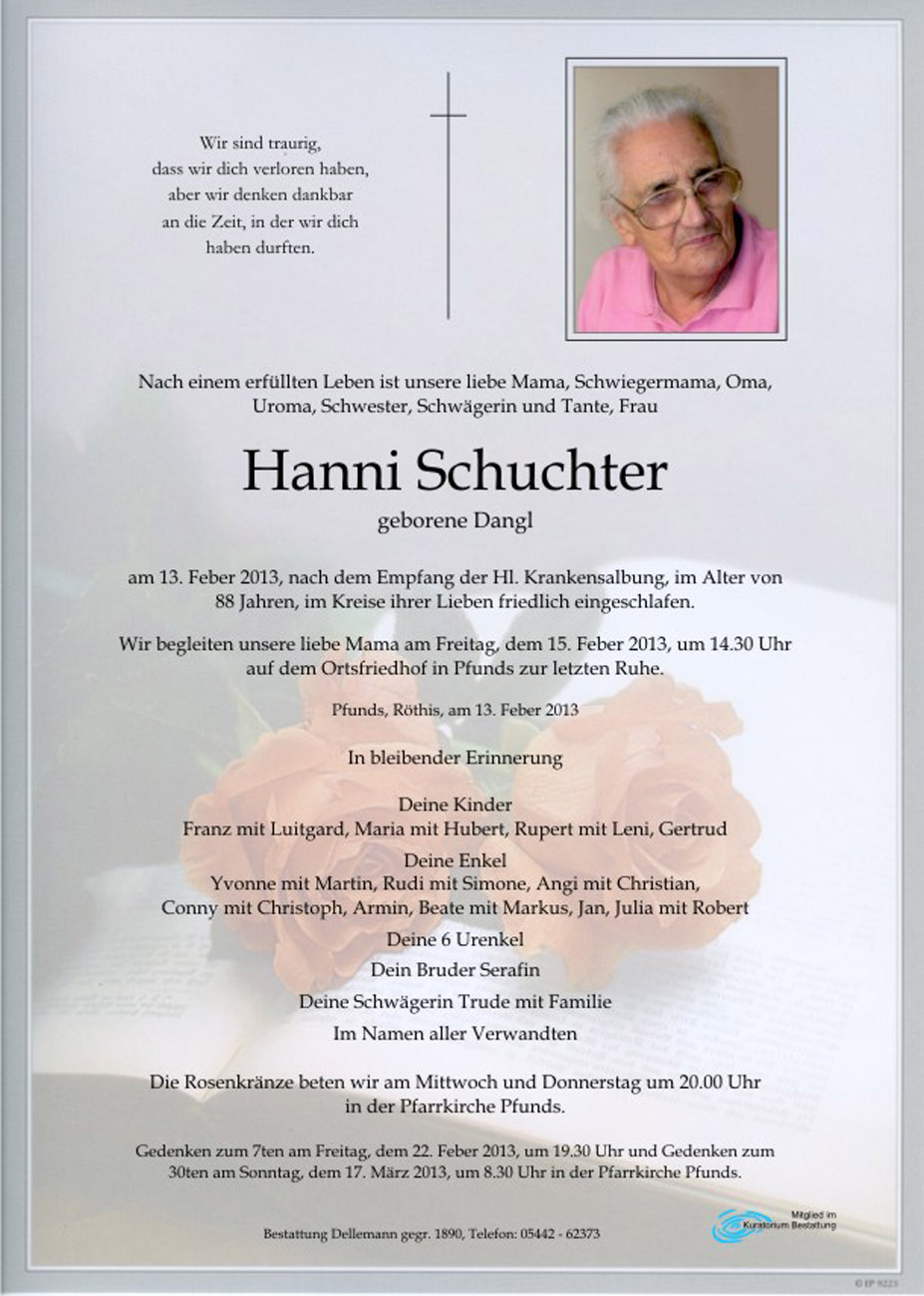   Hanni Schuchter