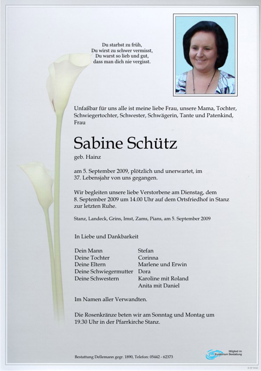   Sabine Schütz