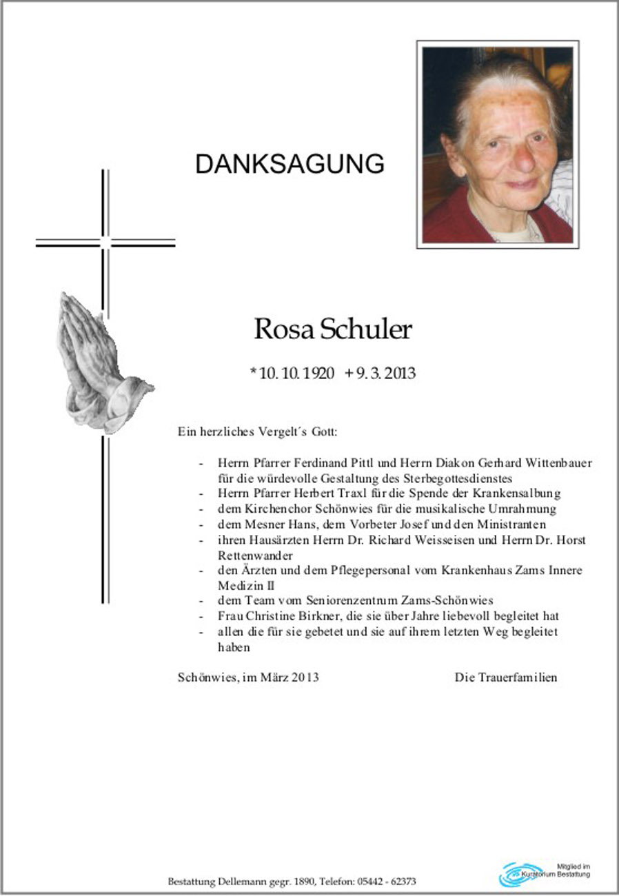   Rosa Schuler