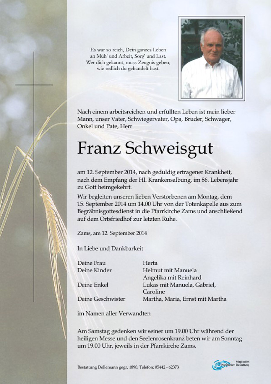 Franz Schweisgut 