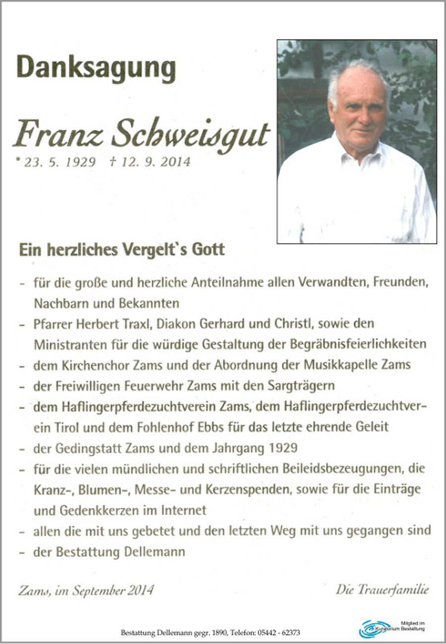 Franz Schweisgut 