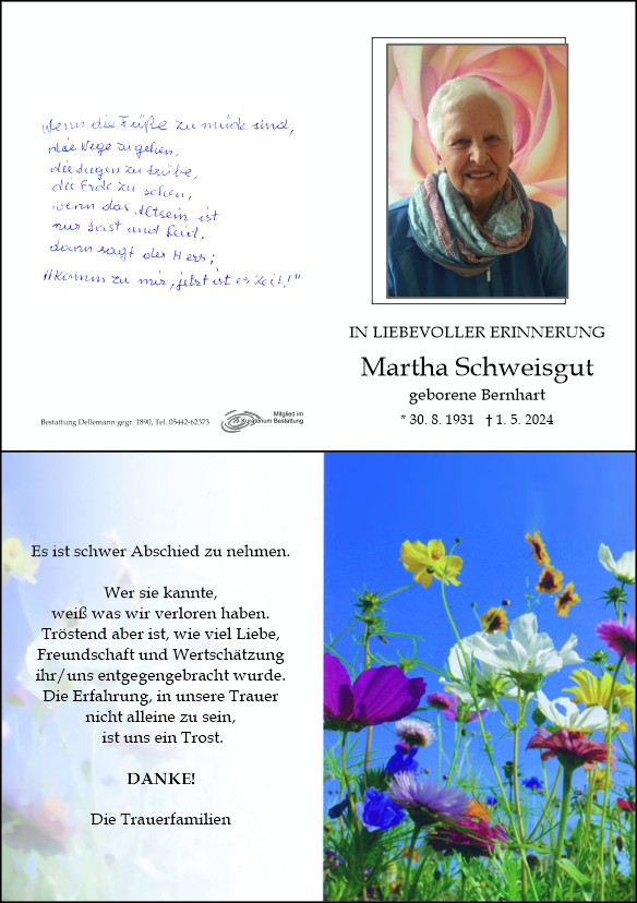 Schweisgut Martha 