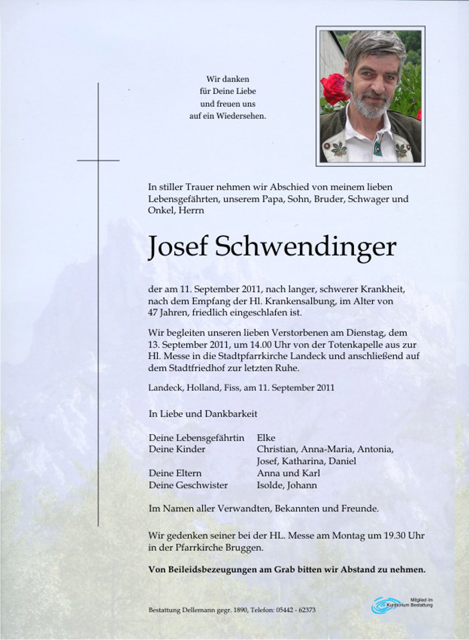   Josef Schwendinger