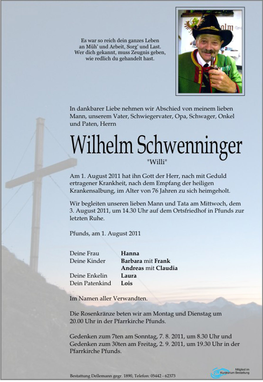   Wilhelm Schwenninger