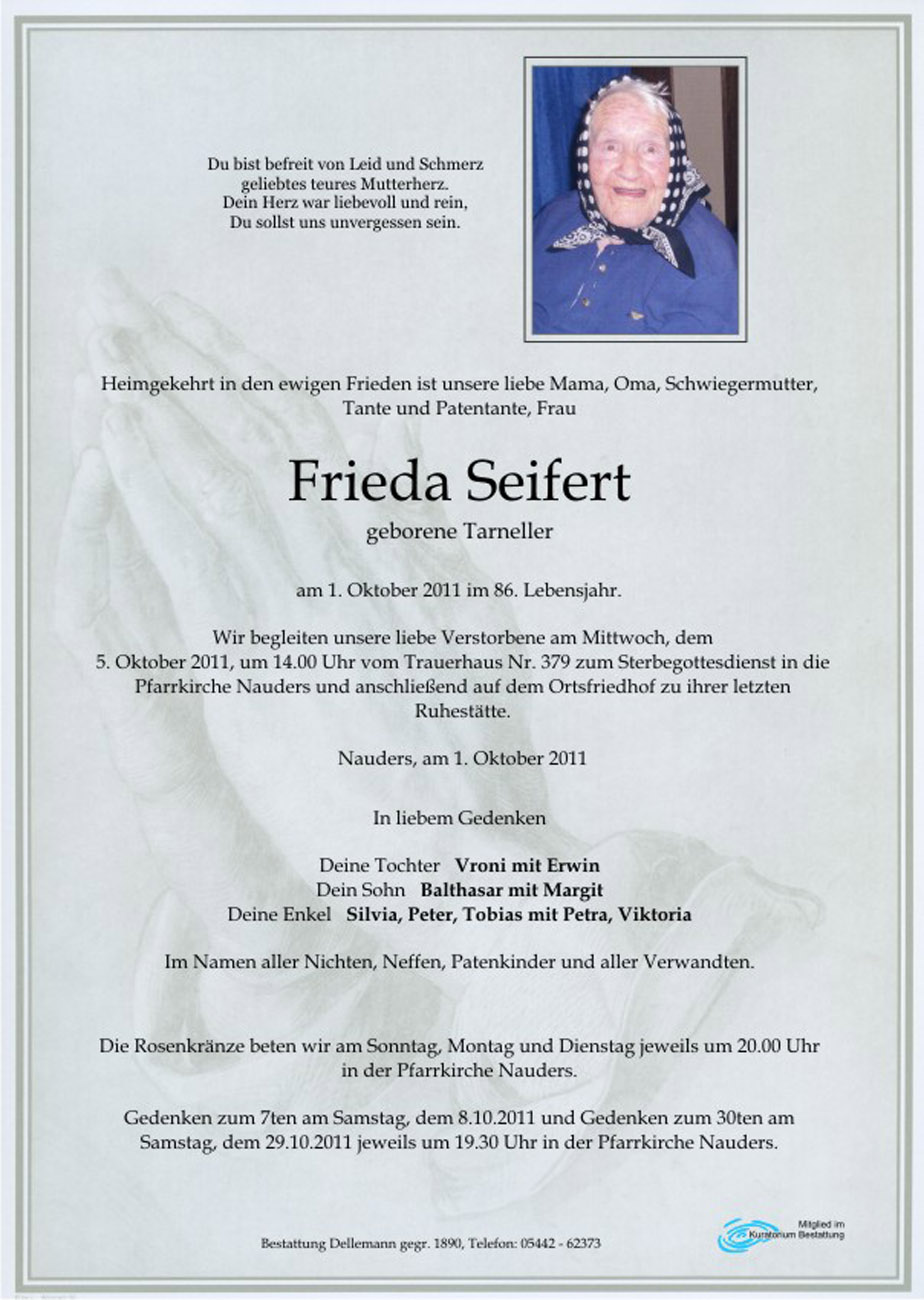   Frieda Seifert