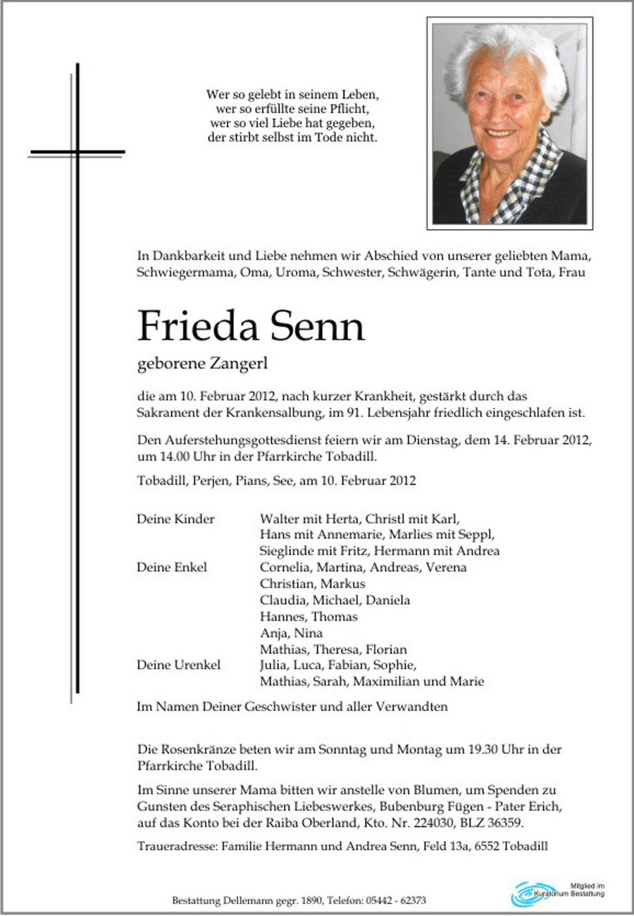   Frieda Senn