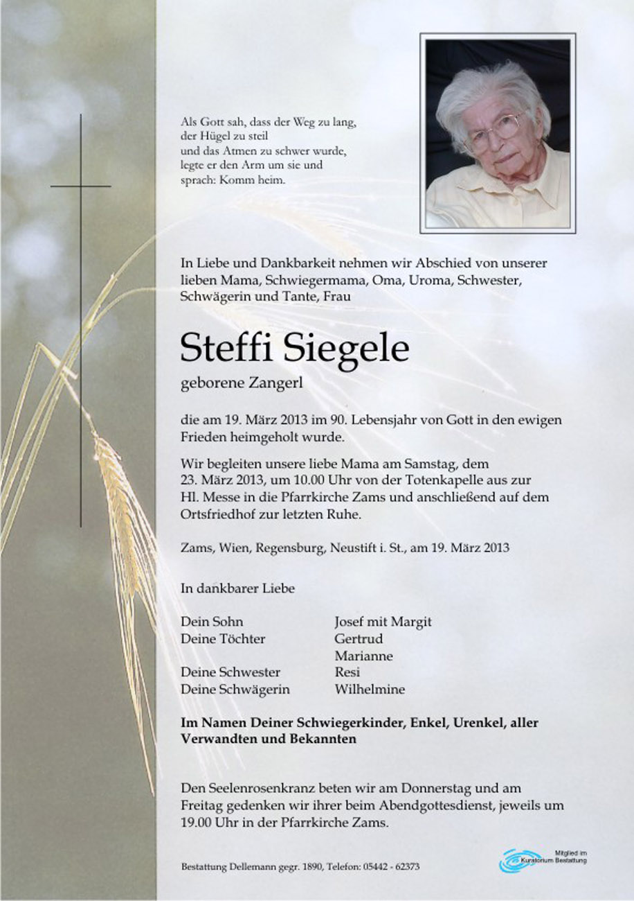   Steffi Siegele