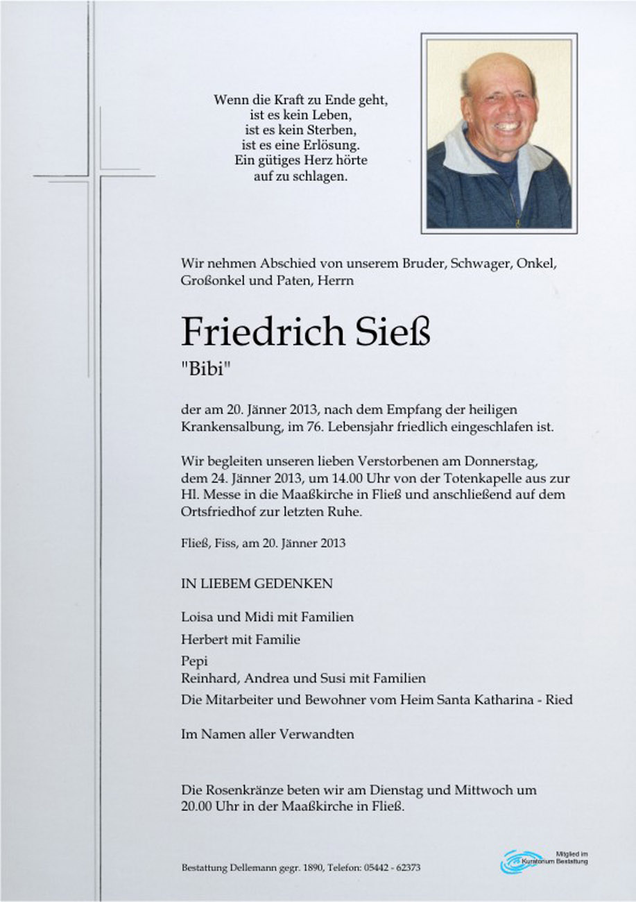   Friedrich "Bibi" Sieß