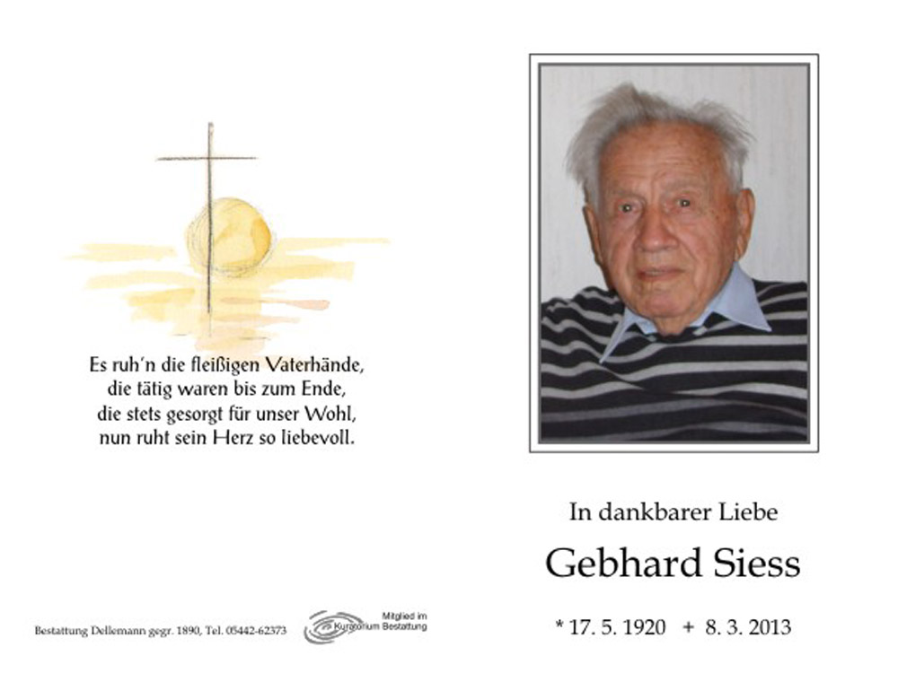   Gebhard Siess