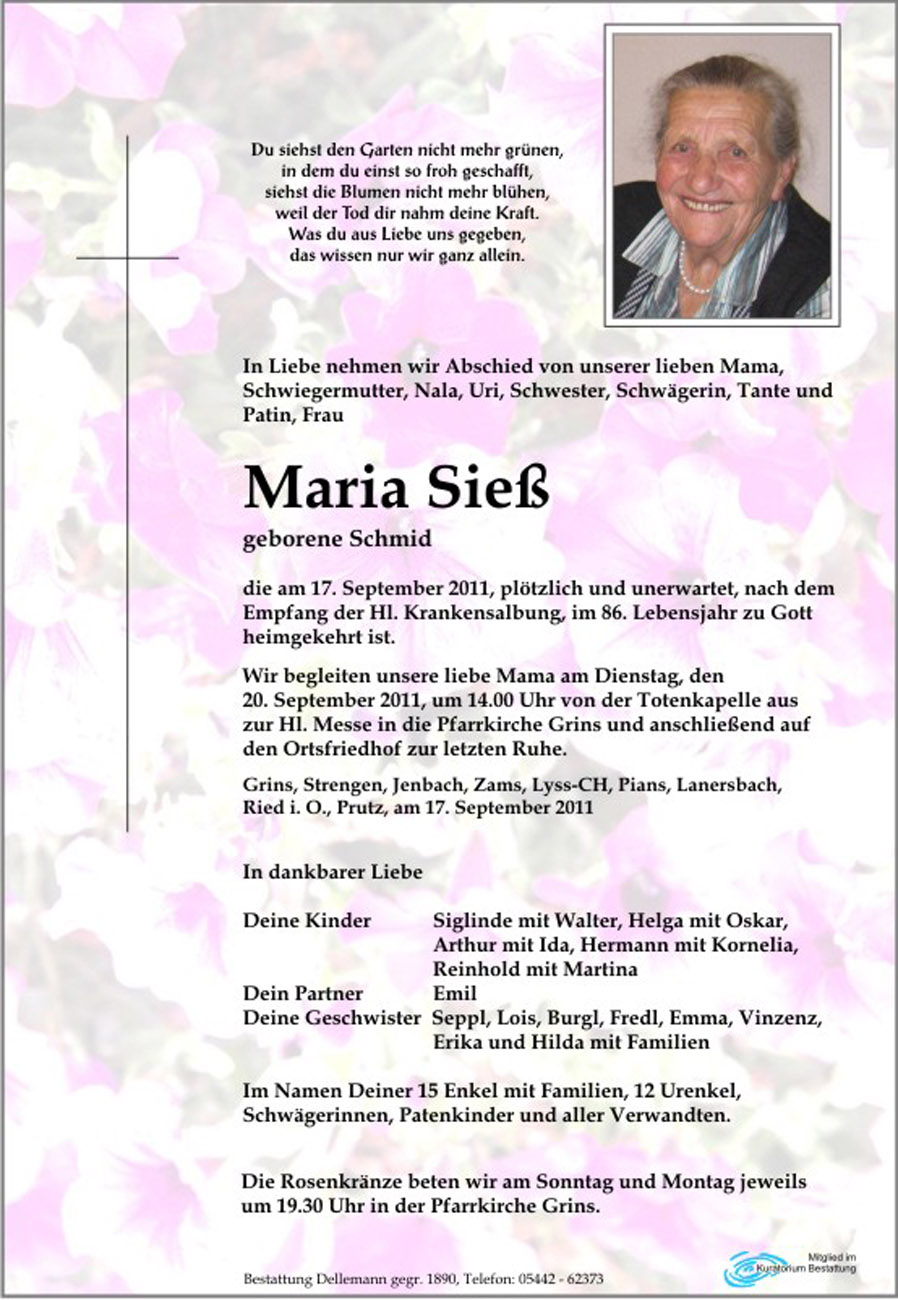   Maria Sieß