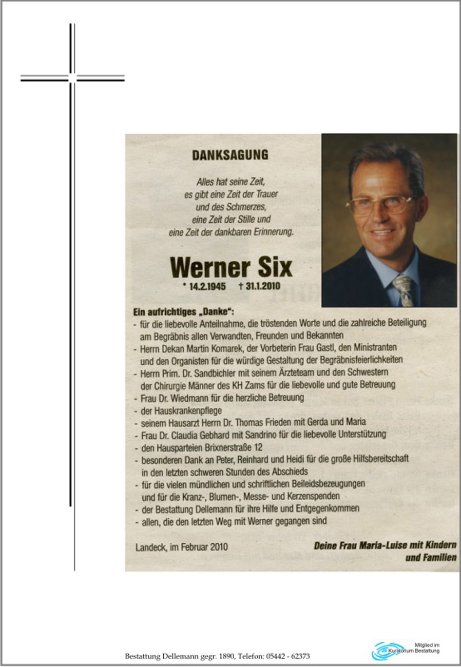   Werner Six