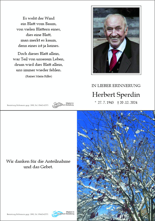Herbert Sperdin 