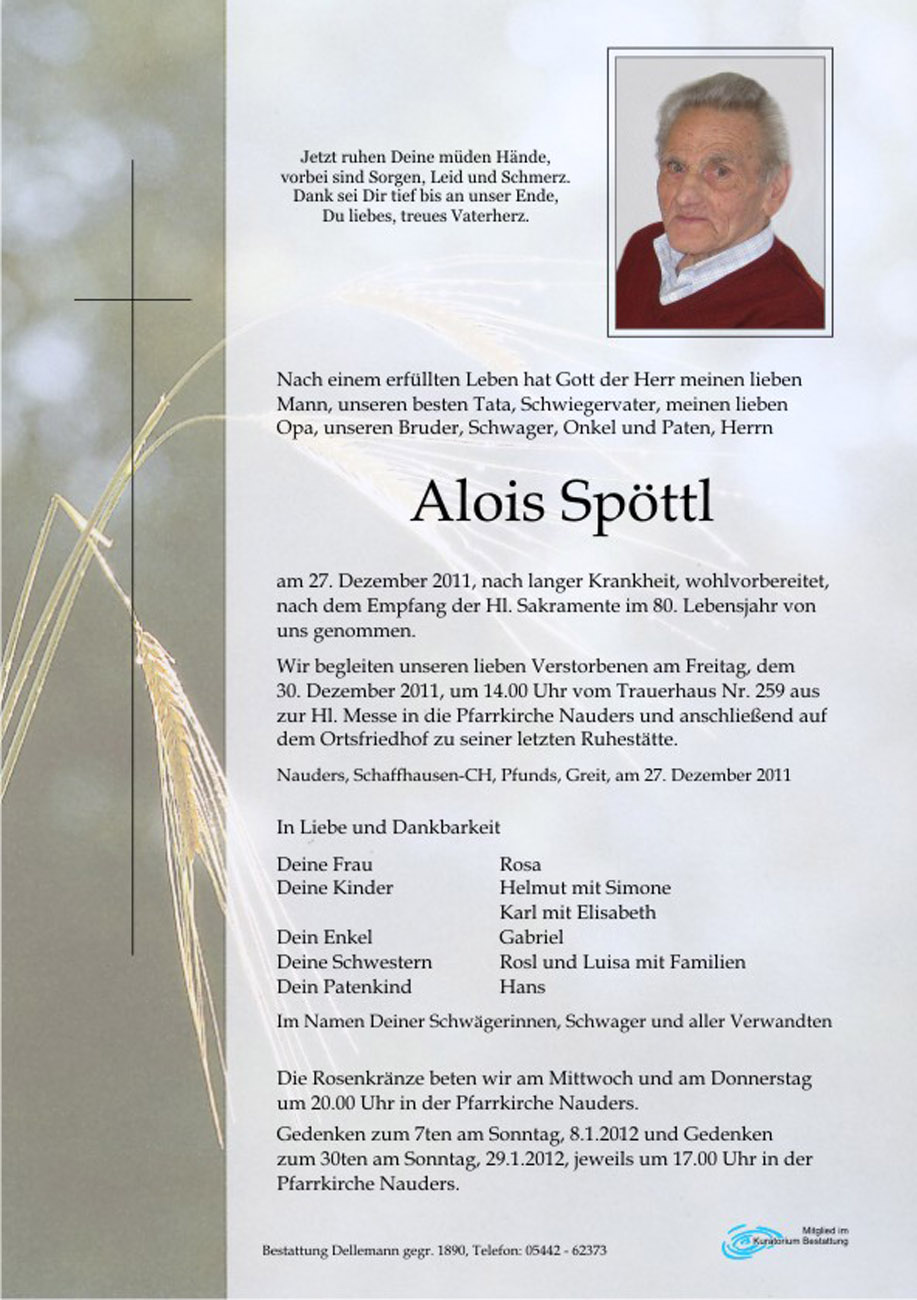   Alois Spöttl