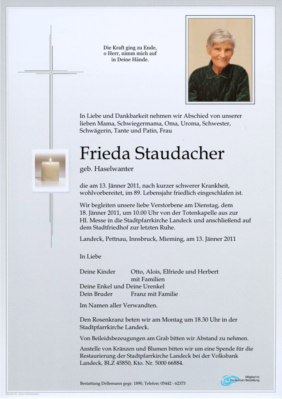   Frieda Staudacher