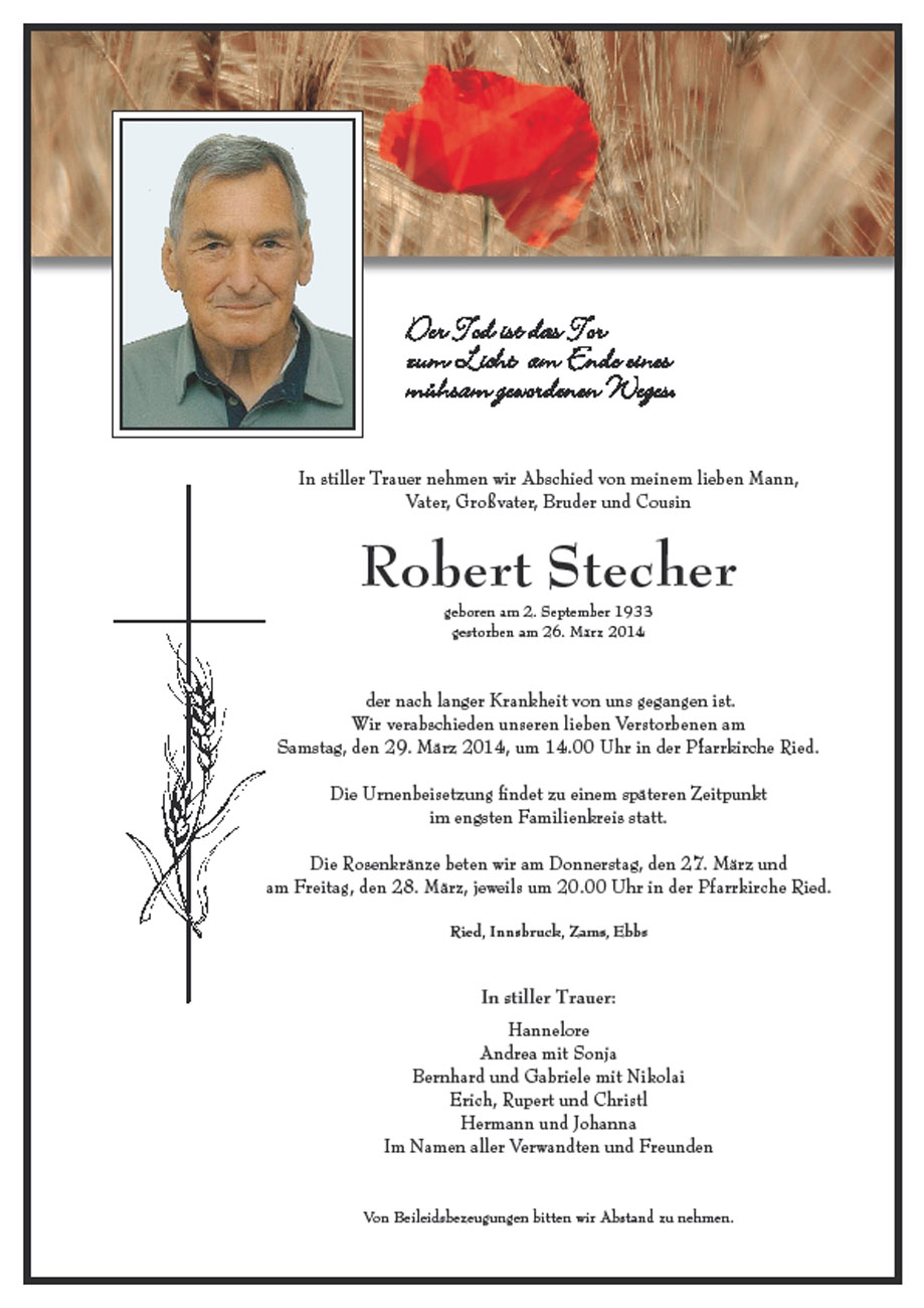 Robert Stecher 
