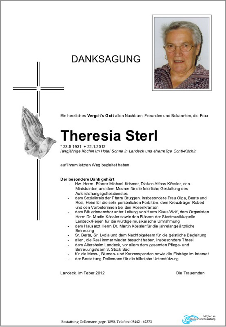   Theresia Sterl