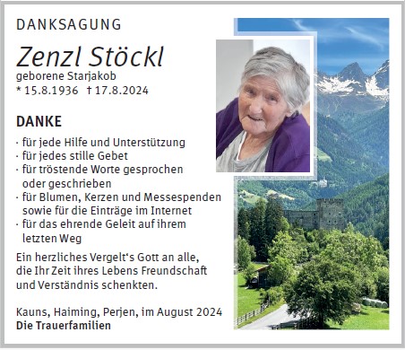 Zenzl Stöckl 