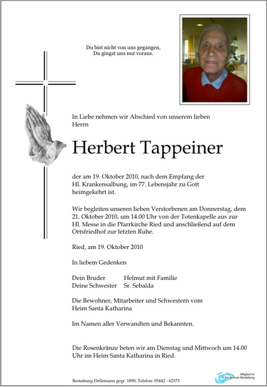   Herbert Tappeiner