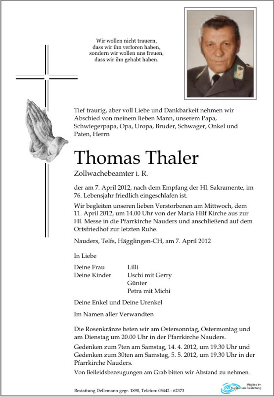   Thomas Thaler