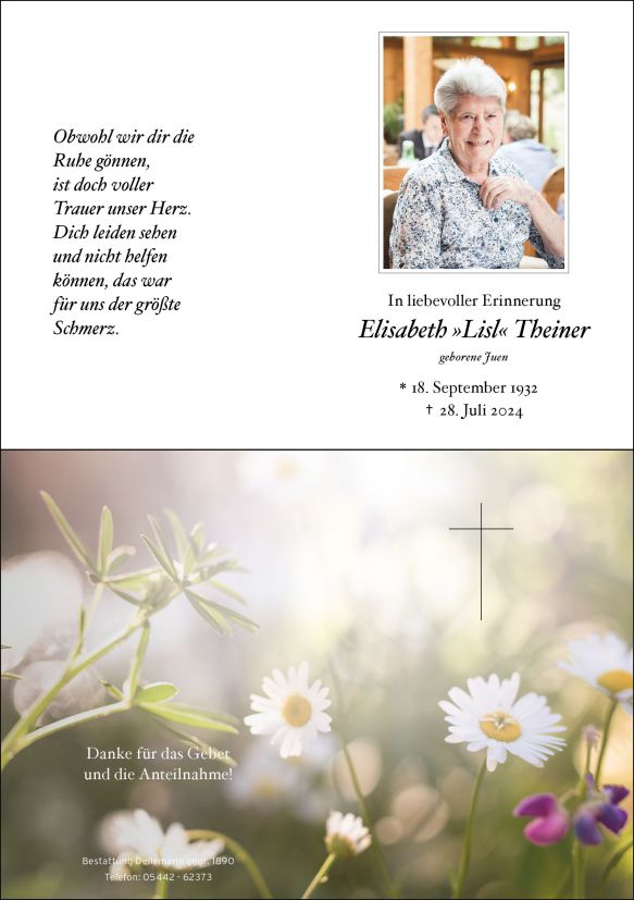 Elisabeth "Lisl" Theiner 