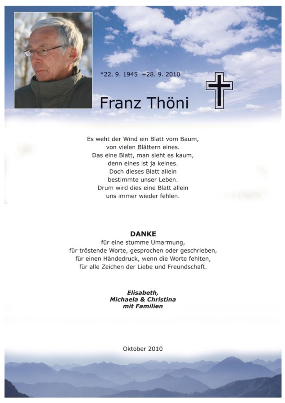   Franz Thöni