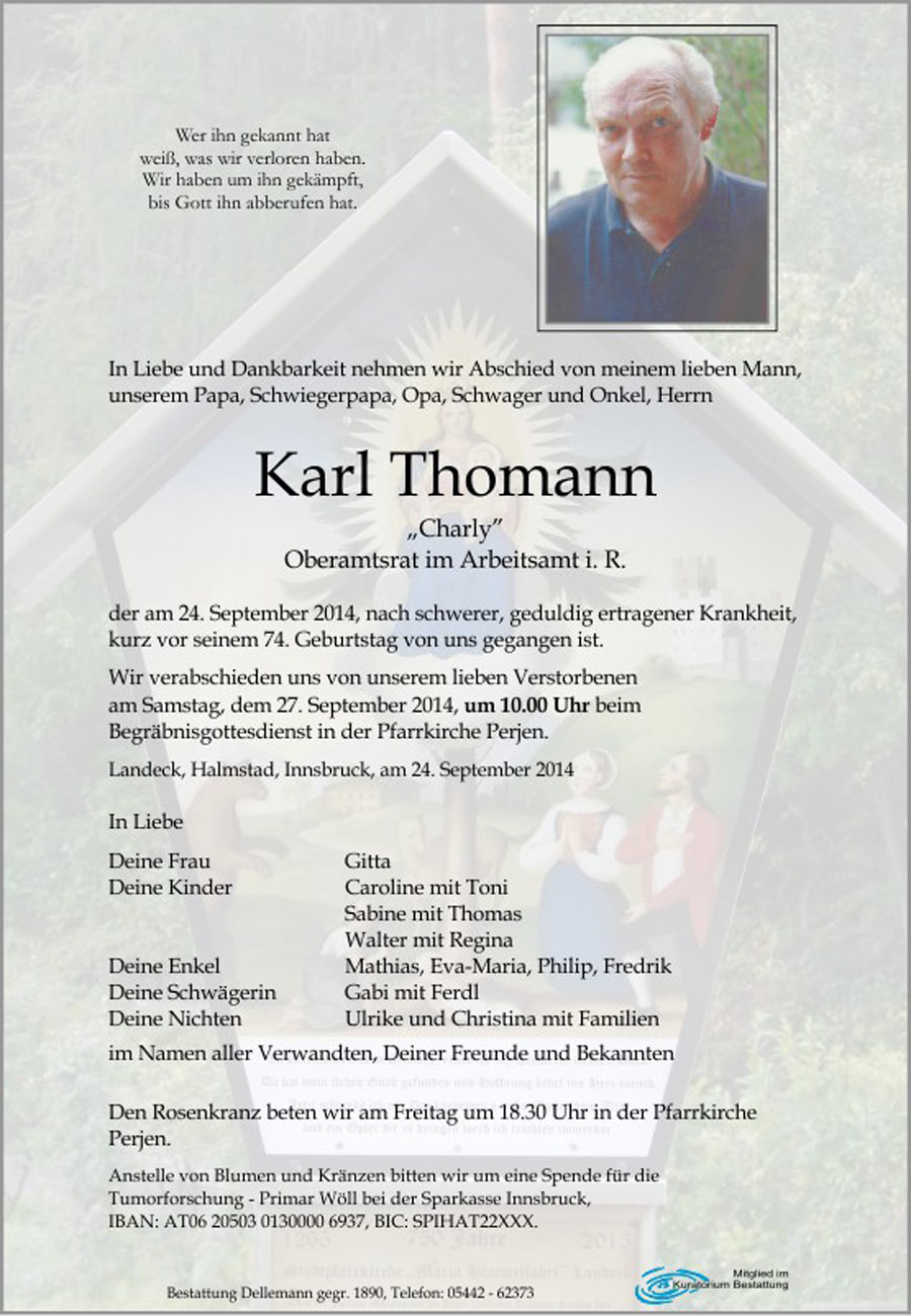 Karl "Charly" Thomann 