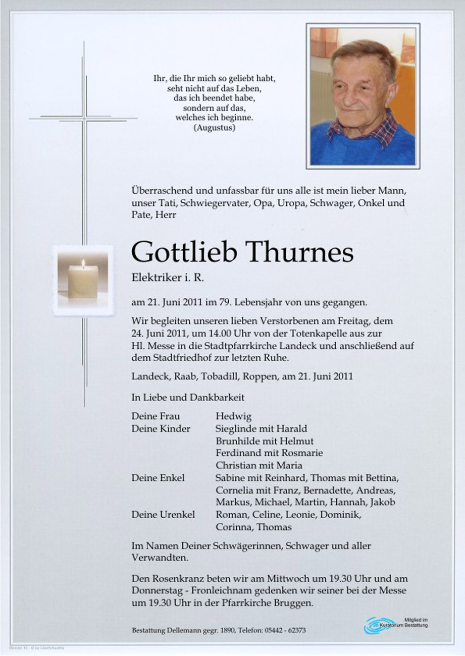   Gottlieb Thurnes