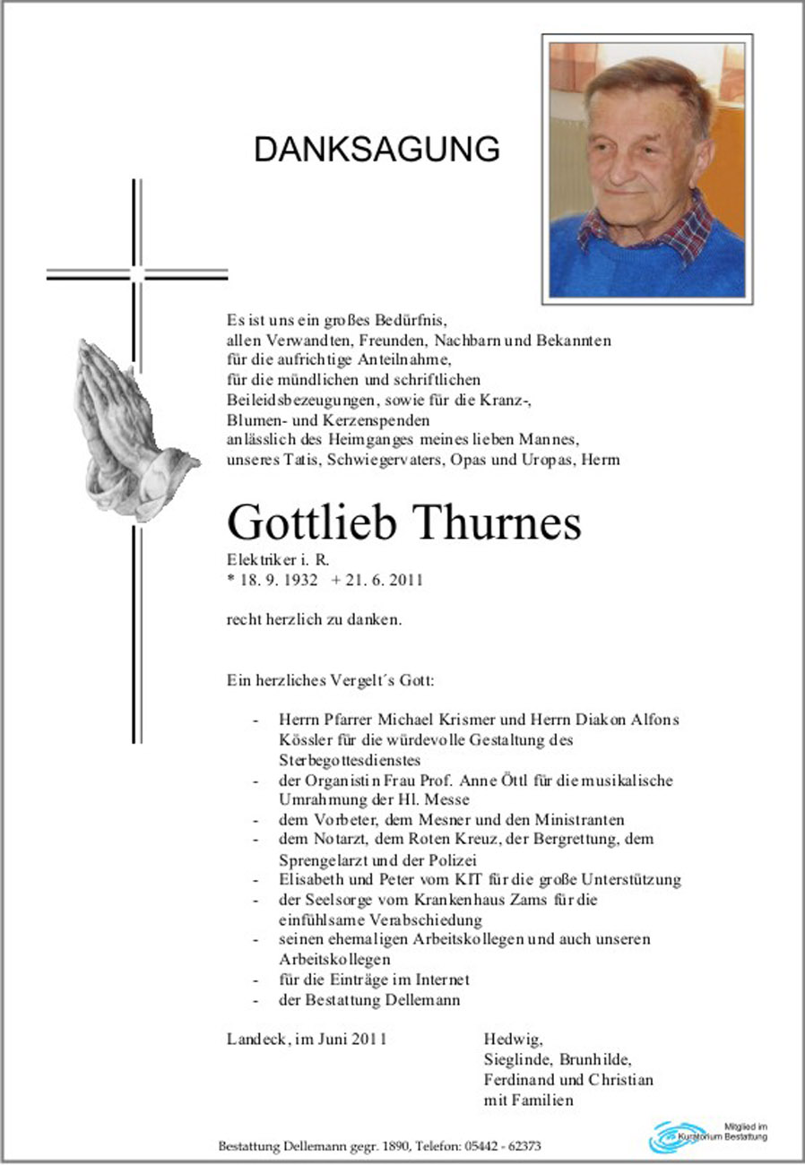   Gottlieb Thurnes