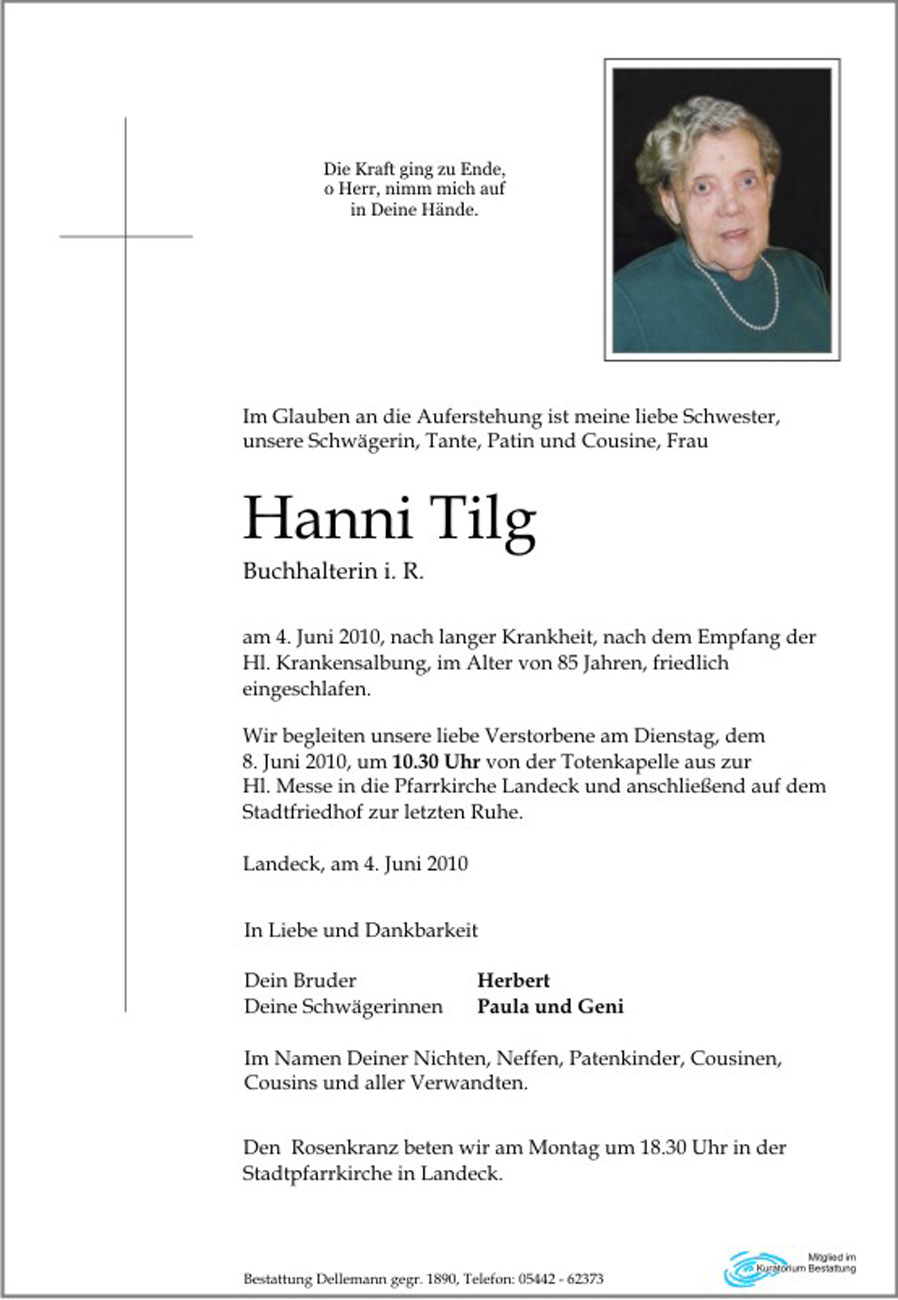   Hanni Tilg