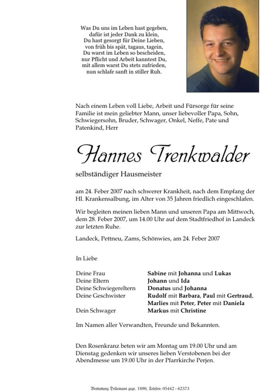   Hannes Trenkwalder