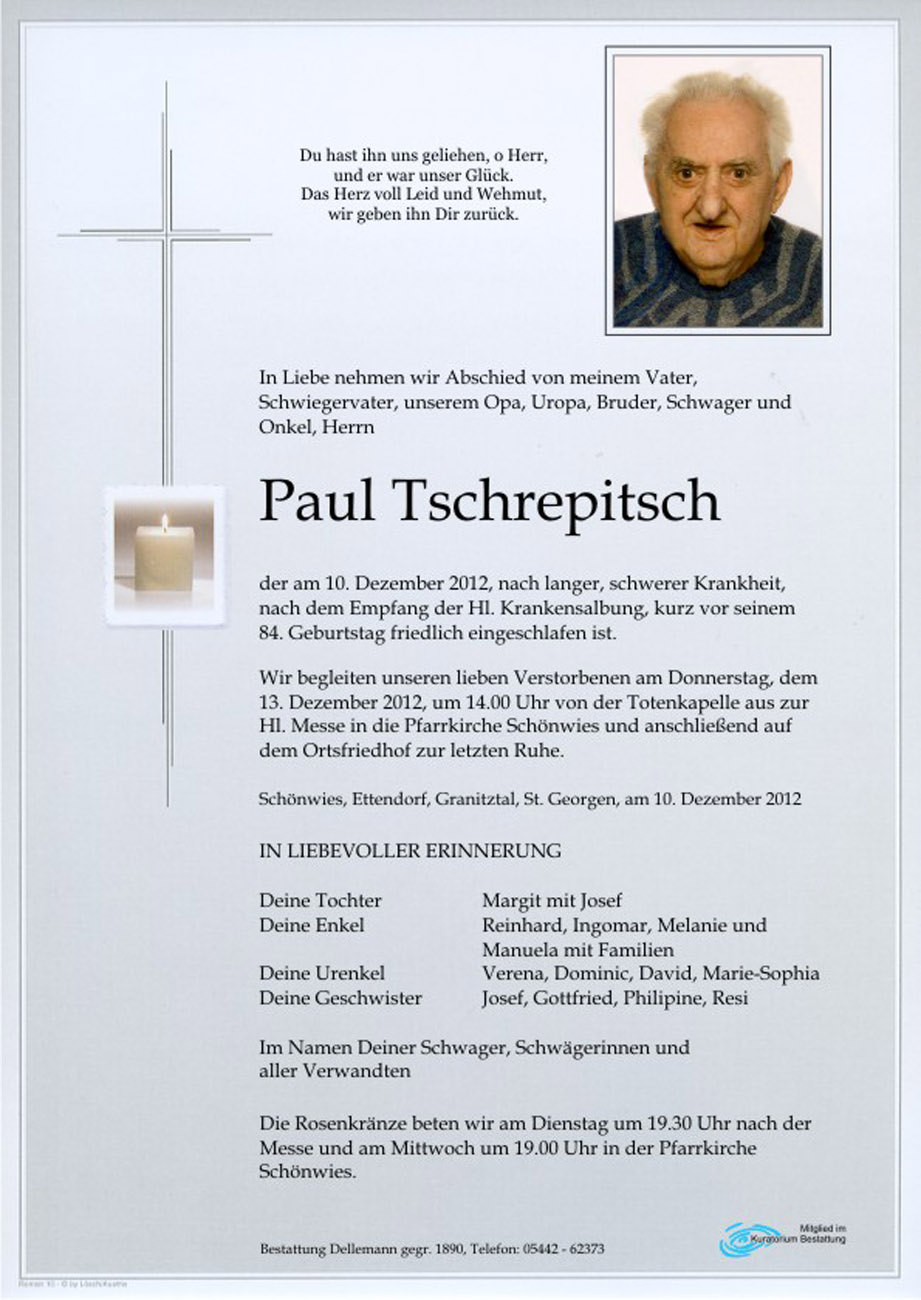   Paul Tschrepitsch