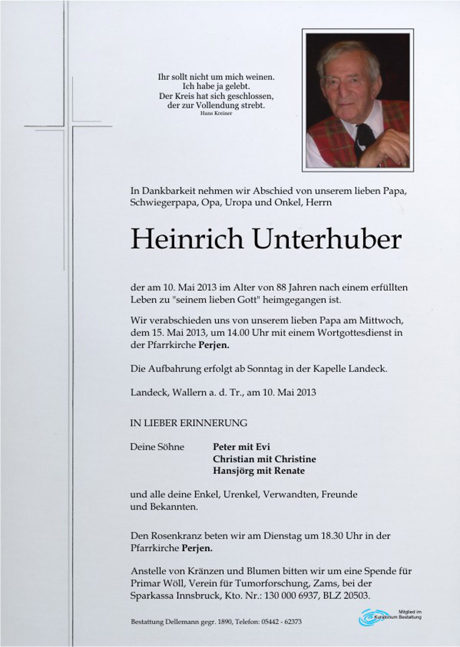 Heinrich Unterhuber 
