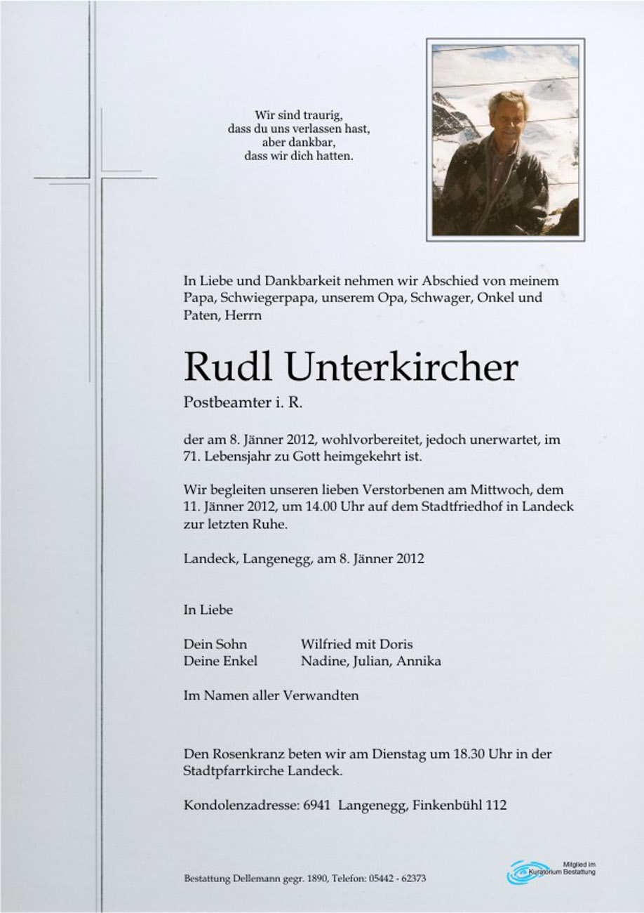   Rudl Unterkircher