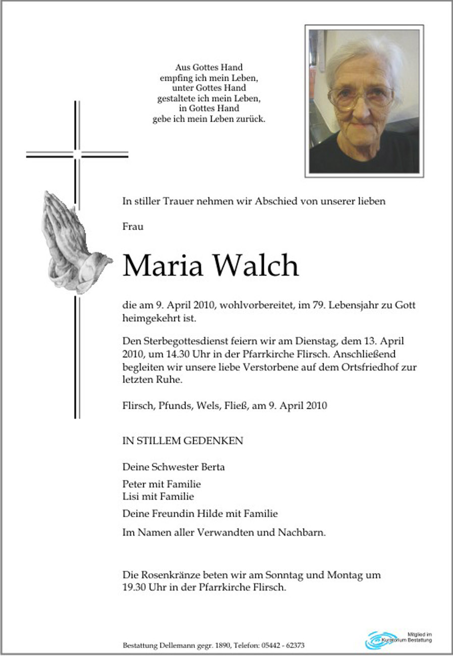   Maria Walch