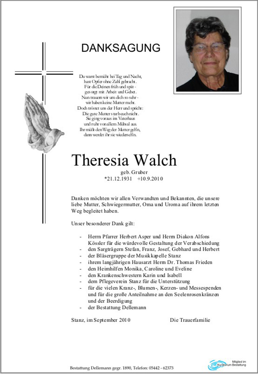   Theresia Walch