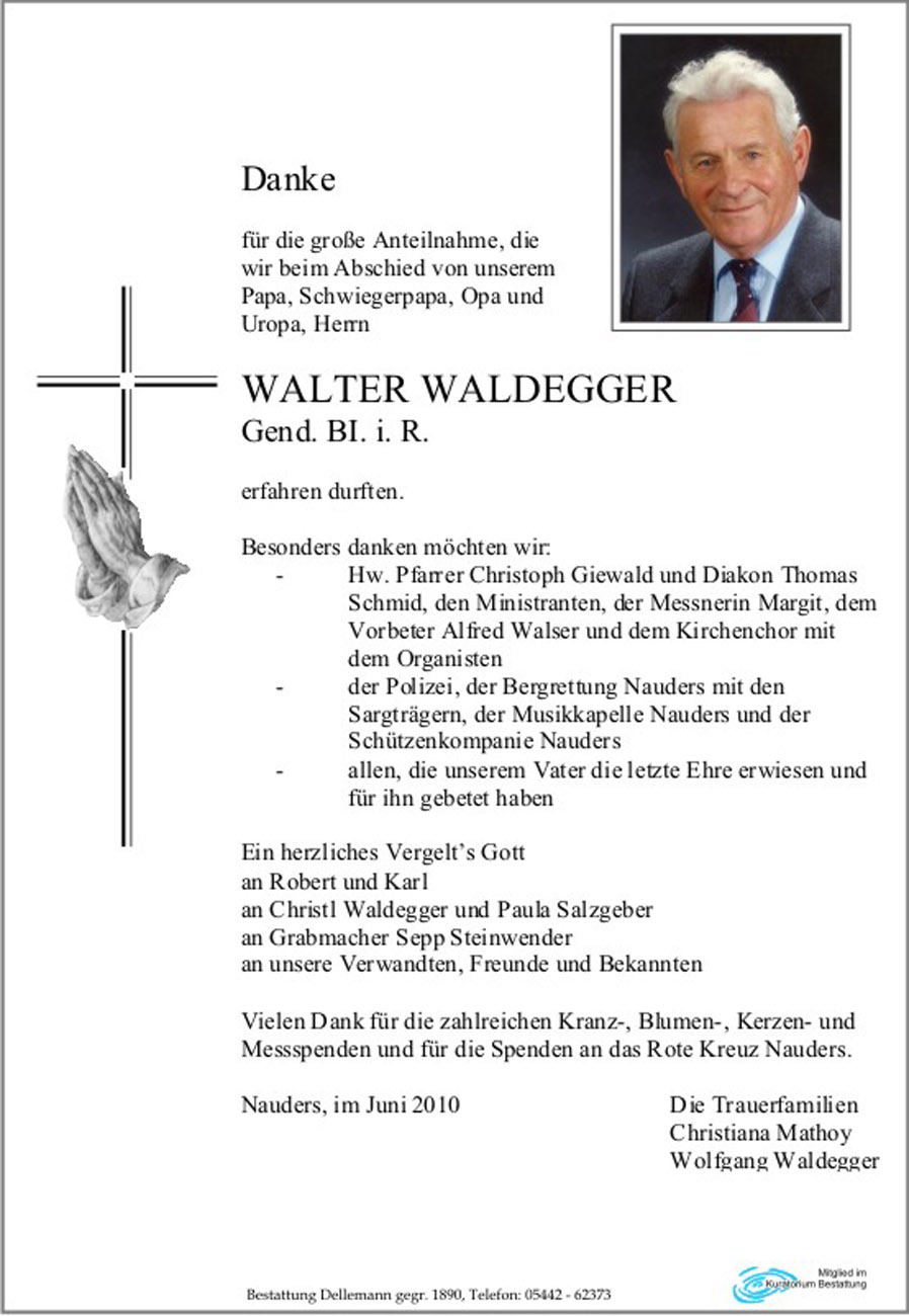   Walter Waldegger