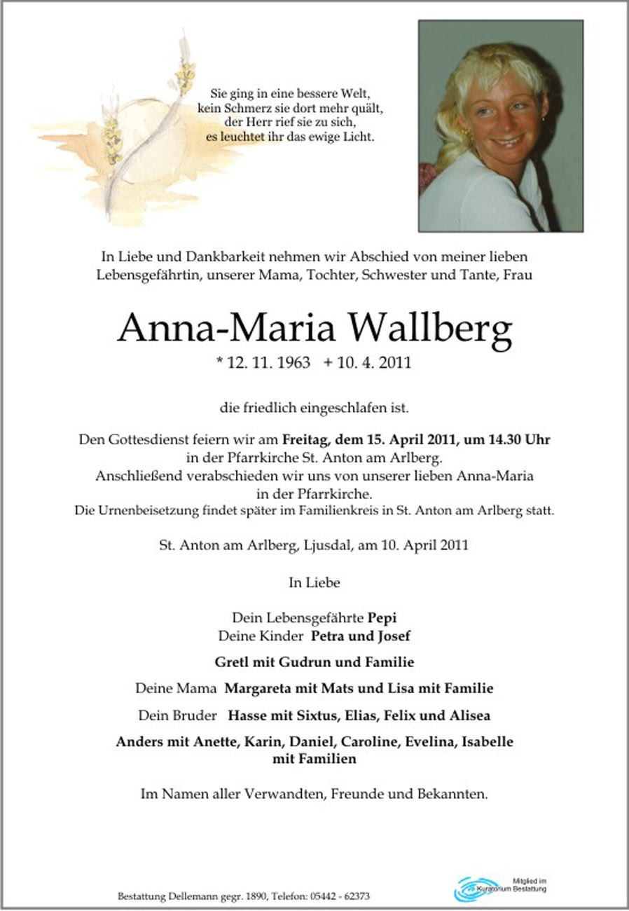   Anna-Maria Wallberg