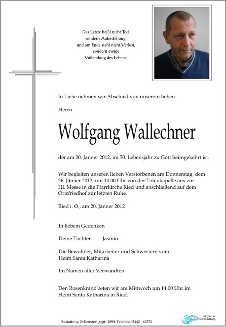   Wolfgang Wallechner