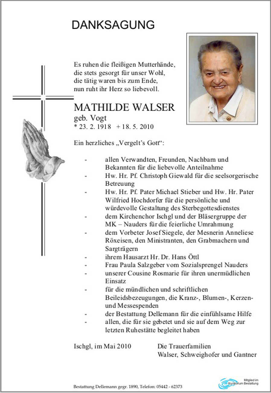   Mathilde Walser