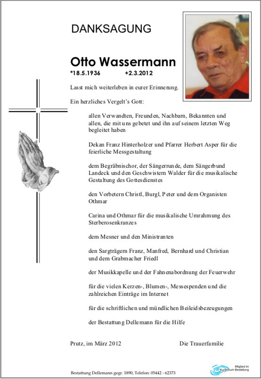   Otto Wassermann