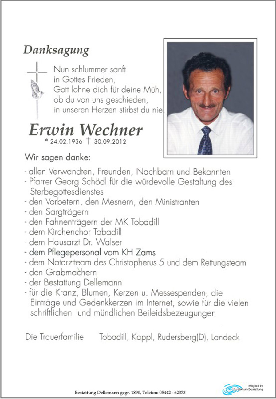   Erwin Wechner