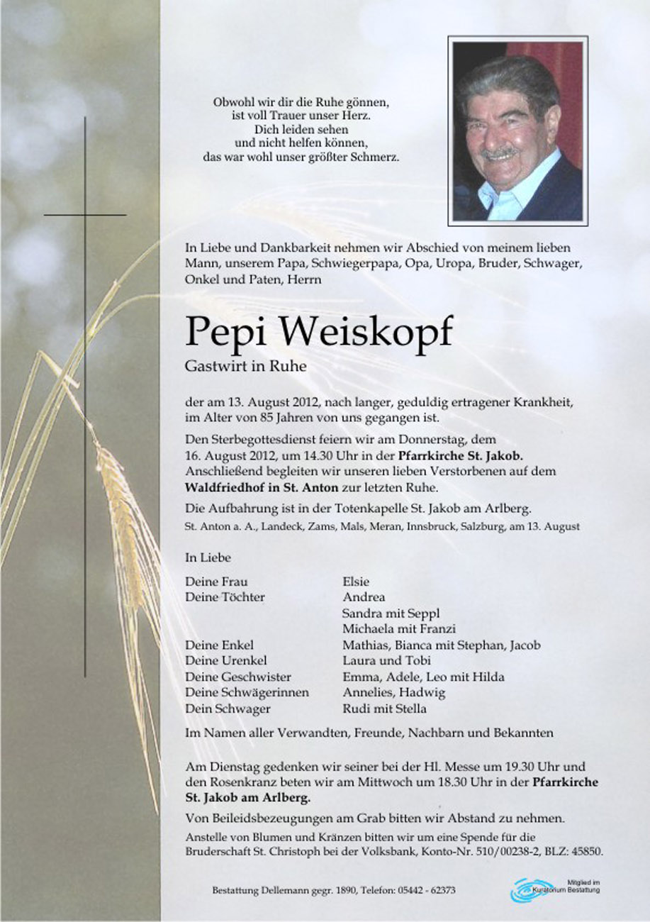  Pepi Weiskopf