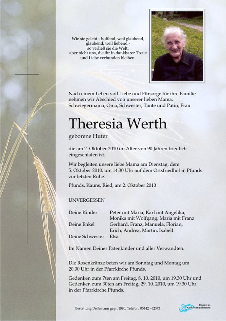   Theresia Werth